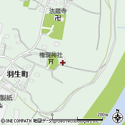 茨城県常総市羽生町613周辺の地図