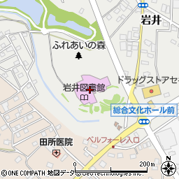 坂東市役所　総合文化ホール周辺の地図