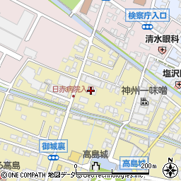 長野県信用組合諏訪支店周辺の地図