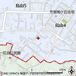 茨城県土浦市烏山5丁目2079-5周辺の地図