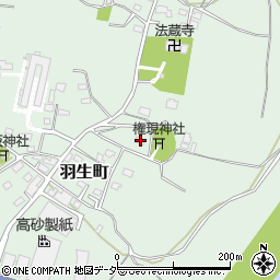 茨城県常総市羽生町718周辺の地図