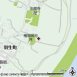 茨城県常総市羽生町612周辺の地図