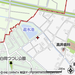 埼玉県白岡市高岩857周辺の地図