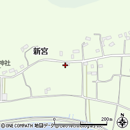 茨城県行方市新宮712周辺の地図