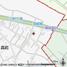 埼玉県白岡市高岩1337周辺の地図