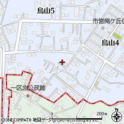 茨城県土浦市烏山5丁目2207-6周辺の地図