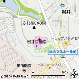 坂東市民音楽ホール周辺の地図