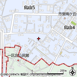 茨城県土浦市烏山5丁目2207-8周辺の地図