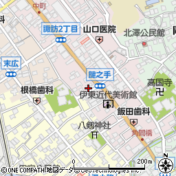 有限会社丸三上田商店周辺の地図