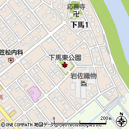 下馬東公園周辺の地図