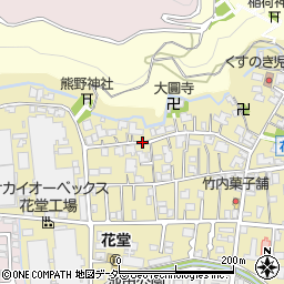 福井県福井市花堂北2丁目周辺の地図