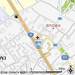 埼玉日産自動車株式会社　北本店周辺の地図