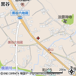 埼玉県秩父市黒谷周辺の地図