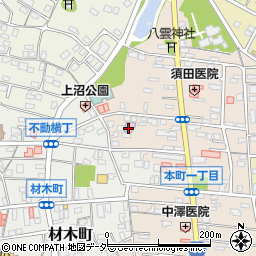 東松山市役所　東松山武道場周辺の地図