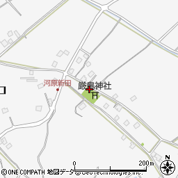 河原新田公民館周辺の地図