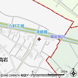 埼玉県白岡市高岩1319-22周辺の地図