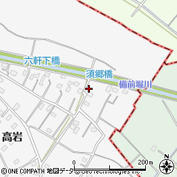 埼玉県白岡市高岩1319-24周辺の地図