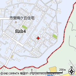 茨城県土浦市烏山4丁目1940-29周辺の地図