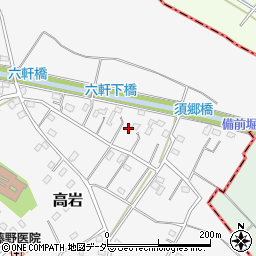 埼玉県白岡市高岩1302-1周辺の地図