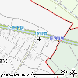 埼玉県白岡市高岩1319-21周辺の地図