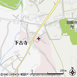 埼玉県比企郡小川町上古寺8周辺の地図