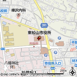 東松山市農業公社（公益財団法人）周辺の地図
