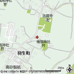 茨城県常総市羽生町721周辺の地図