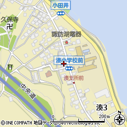 ＪＡ信州諏訪湊支所周辺の地図