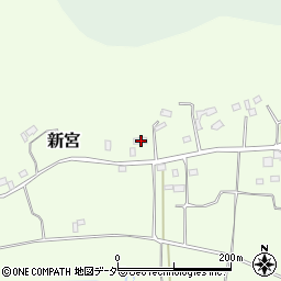 茨城県行方市新宮735周辺の地図