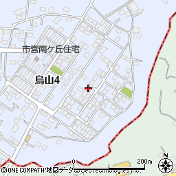 茨城県土浦市烏山4丁目1940周辺の地図