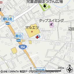 マルエツ岩井店駐車場周辺の地図