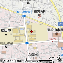 東松山市立松山第一小学校周辺の地図