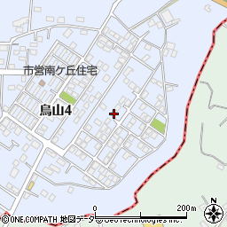 茨城県土浦市烏山4丁目1940-18周辺の地図