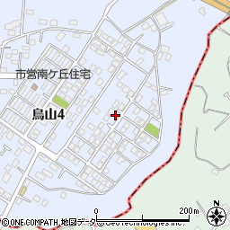 茨城県土浦市烏山4丁目1940-26周辺の地図