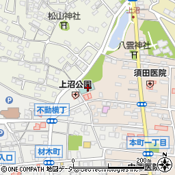 上沼旅館周辺の地図