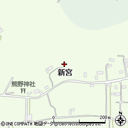 茨城県行方市新宮618周辺の地図