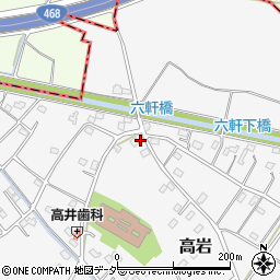 埼玉県白岡市高岩1045-1周辺の地図