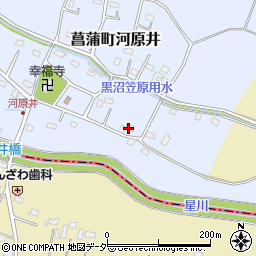 埼玉県久喜市菖蒲町河原井周辺の地図