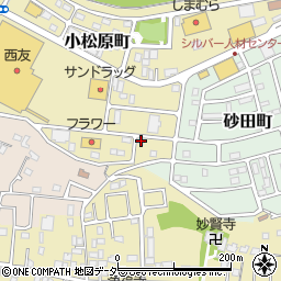 埼玉県東松山市小松原町21-10周辺の地図