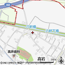 埼玉県白岡市高岩1272-3周辺の地図