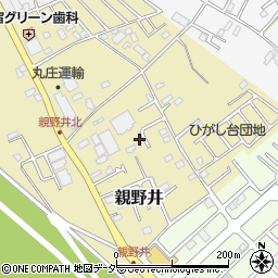 千葉県野田市親野井周辺の地図