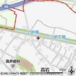 埼玉県白岡市高岩1272-4周辺の地図