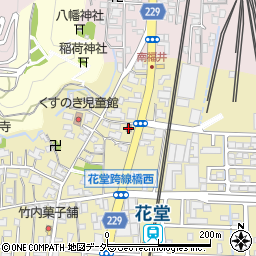 福井花堂郵便局周辺の地図