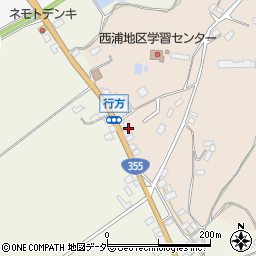 茨城県行方市行方672周辺の地図