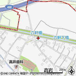 埼玉県白岡市高岩1272周辺の地図