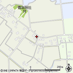 茨城県常総市十花町61周辺の地図