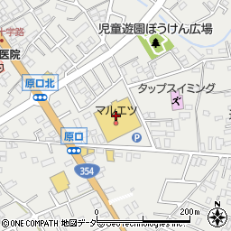 株式会社大栄フラワー　マルエツグリーン岩井店周辺の地図