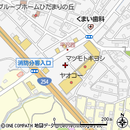 ヤオコー嵐山バイパス店駐車場周辺の地図