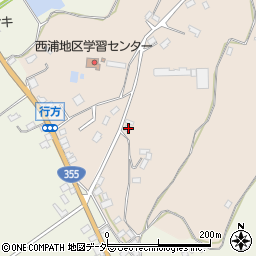 茨城県行方市行方690周辺の地図