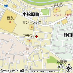 埼玉県東松山市小松原町19-6周辺の地図